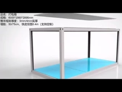 Wasserdichtes Modulares Klapphaus Wohnwagen Containerhaus