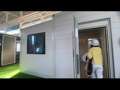 Erdbebenbeständigkeit 8 Grad 20FT Vorhergebaute Häuser mit gebrochenem Brückenfenster aus Aluminium