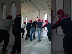 Klappbare Kapsel-Raumkapsel-Häuser Apple House SPC-Bodenbelag