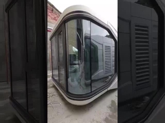 Feuerdichte Kapsel vorgefertigte Glamping Pods Häuser 29,6m2