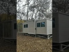 Schnelle Installation 20FT vorgefertigte Häuser Grade 8 Erdbebenbeständig Sperrholz oder PVC-Boden leicht