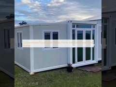 Anpassbares, erweiterbares, vorgefertigtes Haus mit galvanisiertem Stahlrahmen