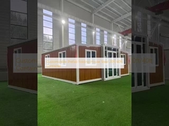 Anpassbares Prefab Klapphaus Stahl 20ft/40ft Container