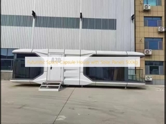 Futuristisches Raumkapselhaus mit Solarzellen 500 kg