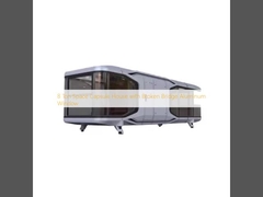 8 Tonnen schweres Raumkapselhaus mit gebrochenem Aluminiumfenster