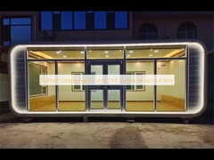 Schiebe-Falt-Apfel-Kabine 20㎡ Kapselhaus 5,4 Tonnen