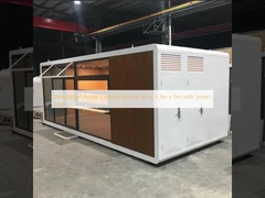 Winddichtes Apple Capsule House 6m x 3,3m x 3m mit Smart Lock