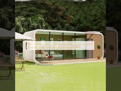 WiFi-Konnektivität und Klimaanlage im Apple Capsule House mit vielseitiger Aluminiumlegierung