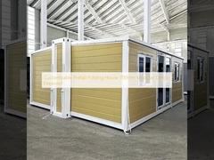 Anpassbares Prefab Klapphaus 700 mm Modulares Design Feuerfest