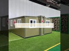 Anpassbares modernes Prefab-Falthaus mit Stahlkonstruktion