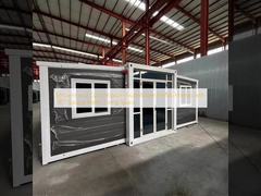 Moderne und anpassbare, erweiterbare Fertighäuser mit 18,5 Quadratmetern Wohnfläche