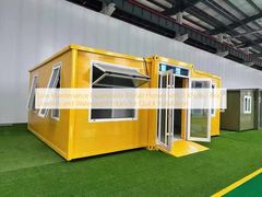 Wartungsarme, erweiterbare Fertighäuser mit 2 KN/m2 Bodenbelastung und wasserdichten Kanten für schnelle Installation