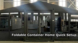 Zusammenklappbarer 20-Fuß-Container für Zuhause, schnelle Einrichtung