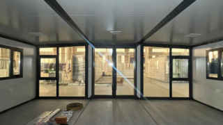 Zusammenklappbarer 20-Fuß-Container für Zuhause, einfacher Aufbau