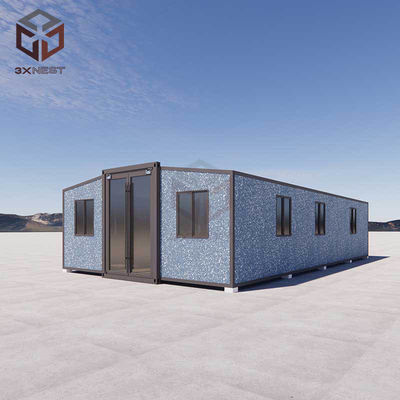 kaufen 40 Fuß erweiterbarer Container-Haus vorübergehender Schutz mit Bad online manufacture