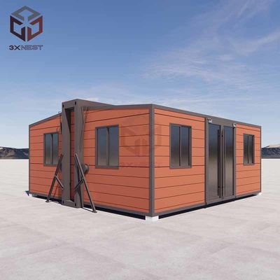 kaufen Q235B Stahl Leichtgewicht Klappbares Kleines Vorgefertigtes Klapphaus PVC Fenster online manufacture