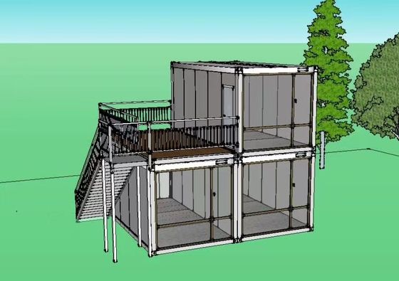 kaufen Industrielle klappbare Klappmodulhäuser Container mit Bad online manufacture