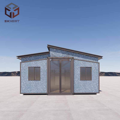 kaufen 20 FT Kleine vorgefertigte Klapphäuser mit PVC-Aluminiumfenstern online manufacture