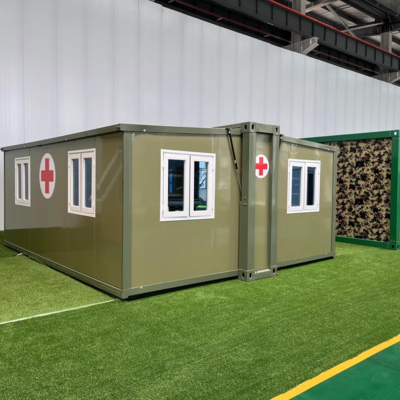 kaufen Anpassbares modernes Prefab-Falthaus mit Stahlkonstruktion online manufacture