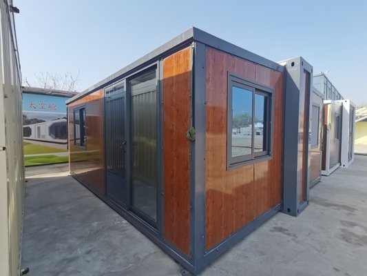 kaufen Customizable Expandable Prefab Homes with 18.5 Square Meter Size and 2 KN/m2 Loading Capacity in Steel Construction online manufacture