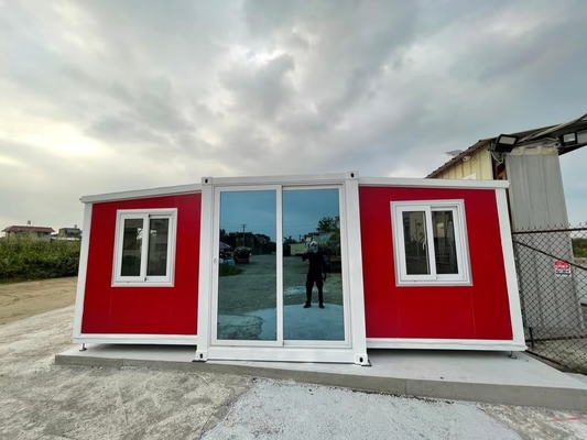 kaufen Expandable Prefab Homes with 18.5 Square Meter Space Excellent Insulation for Militarized Base Use online manufacture