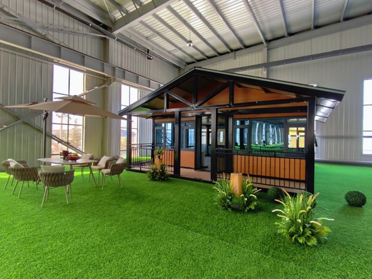 kaufen Modernes Prefab Klapphaus mit 50 mm Bodendicke und PVC-Schiebefenster online manufacture