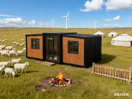 kaufen Customized Design Foldable 20ft Container with Thermal-break Aluminum Double Door and 50mm EPS Roof Online-Herstellung