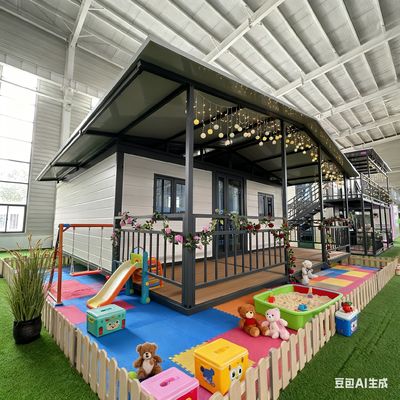 kaufen 12KW Power Consumption Foldable 20ft Container Fireproof Trait and Switch Standard Customization Online-Herstellung