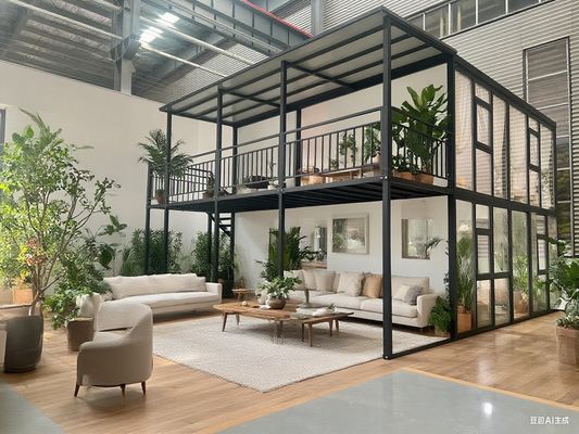 kaufen Erleben Sie die Vorteile von feuerfestem und hochtemperaturbeständigem Zwei-Schicht-erweiterbarem Fertighaus online manufacture