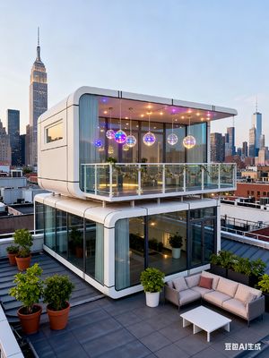 kaufen Tragbare Apple-Kapsel-Residenz für 2 Personen Anzahl der untergebrachten Personen und Mobilität Online-Herstellung