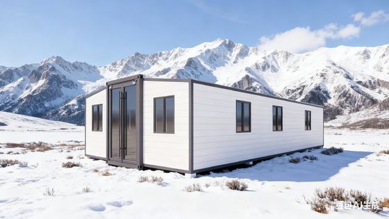 kaufen 40ft Expandable Container Home with Bamboo Plywood 18mm Thick Floor 72 Square Meters Floor Area for 3-6 People Accommodation Online-Herstellung