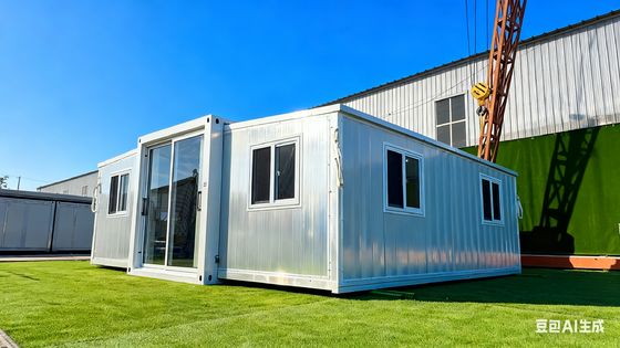 kaufen Foldable 20ft Container with 80*100*2.5mm Square Tube Bottom Side Beam and L5900*W2220*H2480mm Folded Size Online-Herstellung