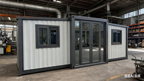 kaufen Customizable Luxury Foldable 20ft Container with 2.0mm Top Beam and 0.60KN/M² Wind Resistance Online-Herstellung