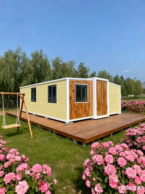 kaufen Expandable Prefab Homes with 2 KN/m2 Floor Loading Suitable for 2-4 People and 12KW Power Consumption Online-Herstellung