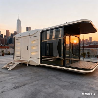 kaufen Modern Space Capsule House with 3400 Height 3460 Width and 9 Mm European Pine Board Interior Online-Herstellung