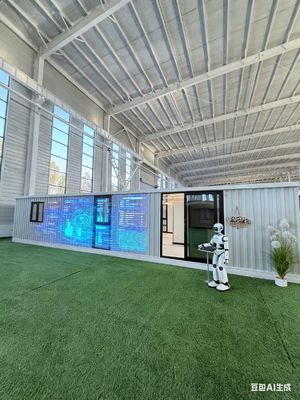 kaufen 40ft Expandable Container Home with Internal Dimensions L11540 * W6060 * H2240 Mm, 18 Thick Fireproof Cement Fiber Floor, and Bull 30 * 30 Flat Lamp Online-Herstellung