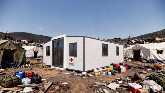 kaufen Kleines Twin-Wing-Erweiterungs-Prefab-Falthaus mit internen Abmessungen L8540*W6060*H2240mm und 56 Quadratmetern Bodenfläche Online-Herstellung