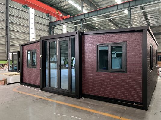 kaufen 75mm EPS Sandwich-Panels Klappbare 20 Fuß-Container mit Windwiderstand 4,18 KN/M2 und seismische Leistung Ebene 8 Online-Herstellung