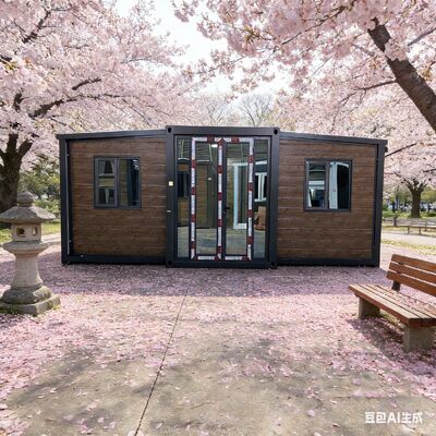 kaufen Klappbarer 20 Fuß-Container mit 5900 × 2200 × 2480 mm Klappgröße mit galvanisiertem Leichtstahlrahmen für einfache Handhabung anpassbar Online-Herstellung