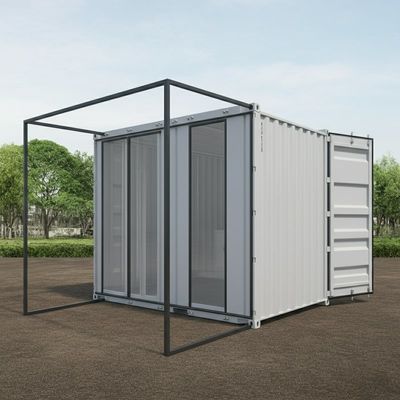 Verzinktes Stahlmodul Konvertierte Container für die Schifffahrt Anpassungsfähige Häuser