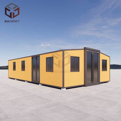 Individuell erweiterbares Modularhaus Terrassenunterkunft Erweiterbare Containerhäuser