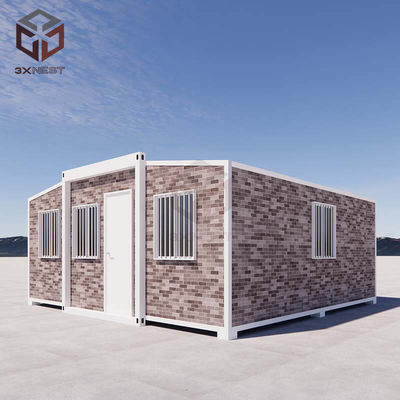 T65mm EPS Farbstahlplatte Erweiterbare Containerkabine / Klapphaus