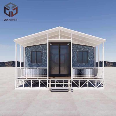 Modernes und praktisches Mobilhaus mit Balkon für sparsamen und flexiblen Raum