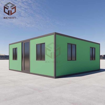 Verzinktes Stahl Flat Pack Klapphaus 20ft Erweiterbare Container Haus