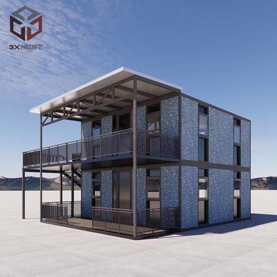 Moduläres Klapphaus mit Windfestigkeit Flat Pack Prefab Haus OEM