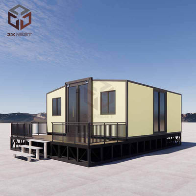 Hohe Isolierung Klappbare 20ft Container Häuser Sperrholz PVC-Boden