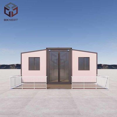 Doppelflügel Prefab Containerhaus mit gebrochenem Brückenfenster aus Aluminium