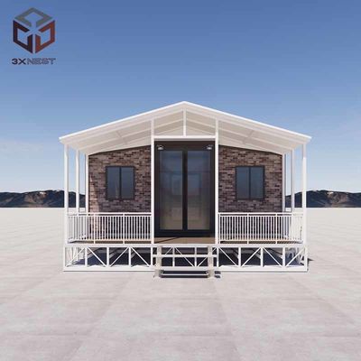 Stahlkonstruktion Erweiterbares Doppelflügelcontainerhaus für modernes und stilvolles Wohnen