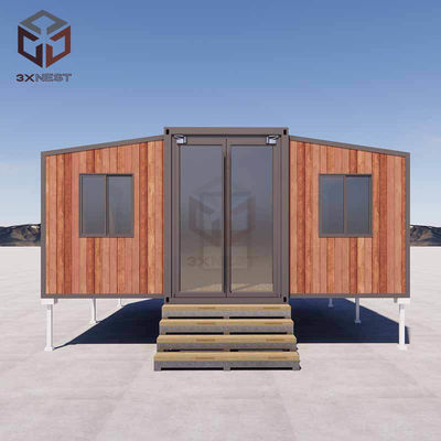 20ft vorgefertigte Häuser PVC Schiebefenster EPS Sandwich-Panel Mehr als 20 Jahre Lebensdauer