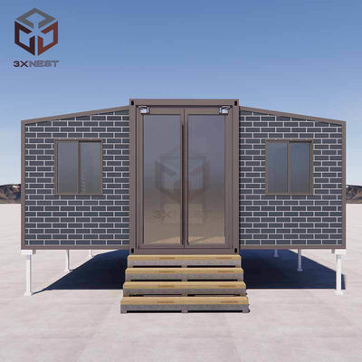 EPS/PU/Rock Wool Sandwich Panel 20FT vorgefertigte Häuser für vorübergehende oder dauerhafte Wohnungen